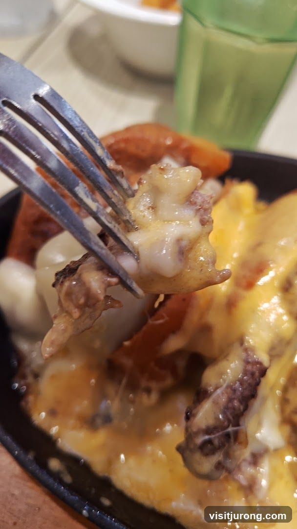 Cheesy Dish with Fork