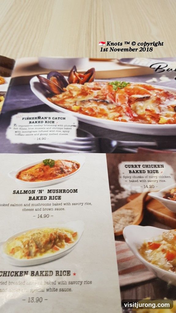 Baked Rice Menu