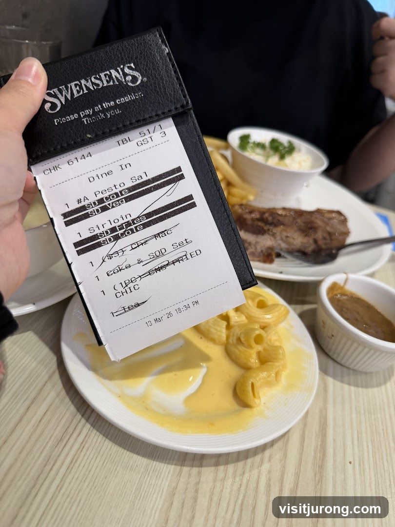 Receipt and Food