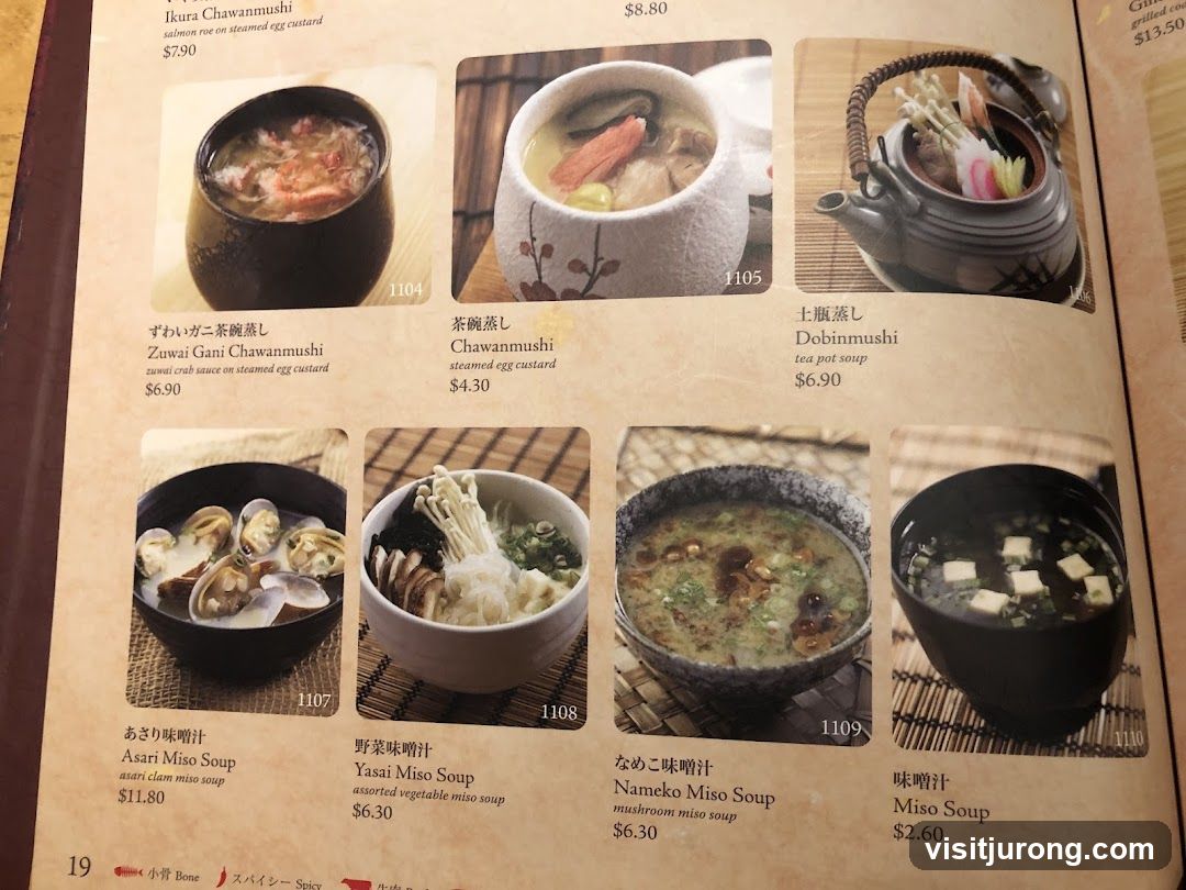Japanese Soups and Custards