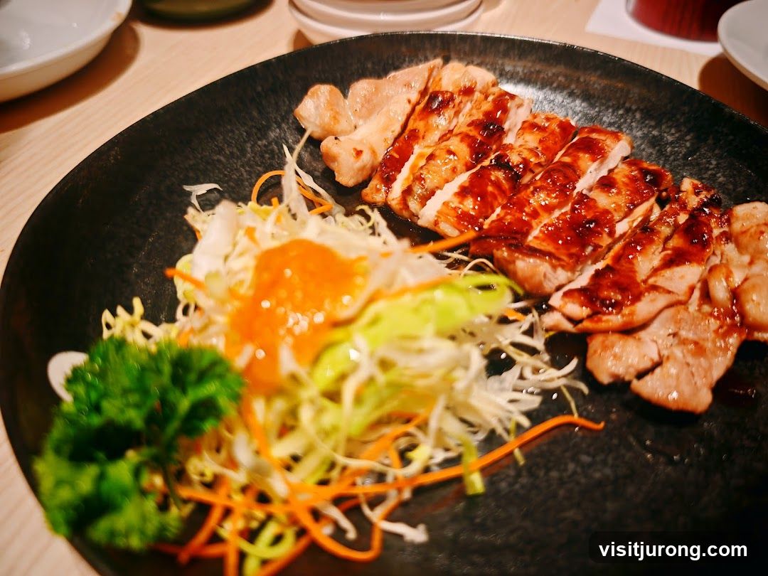 Grilled Chicken with Salad