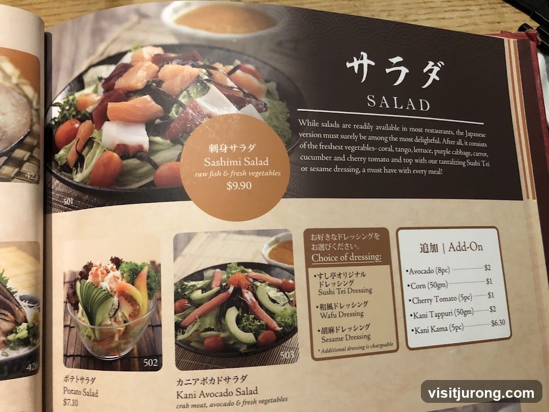 Salad Menu