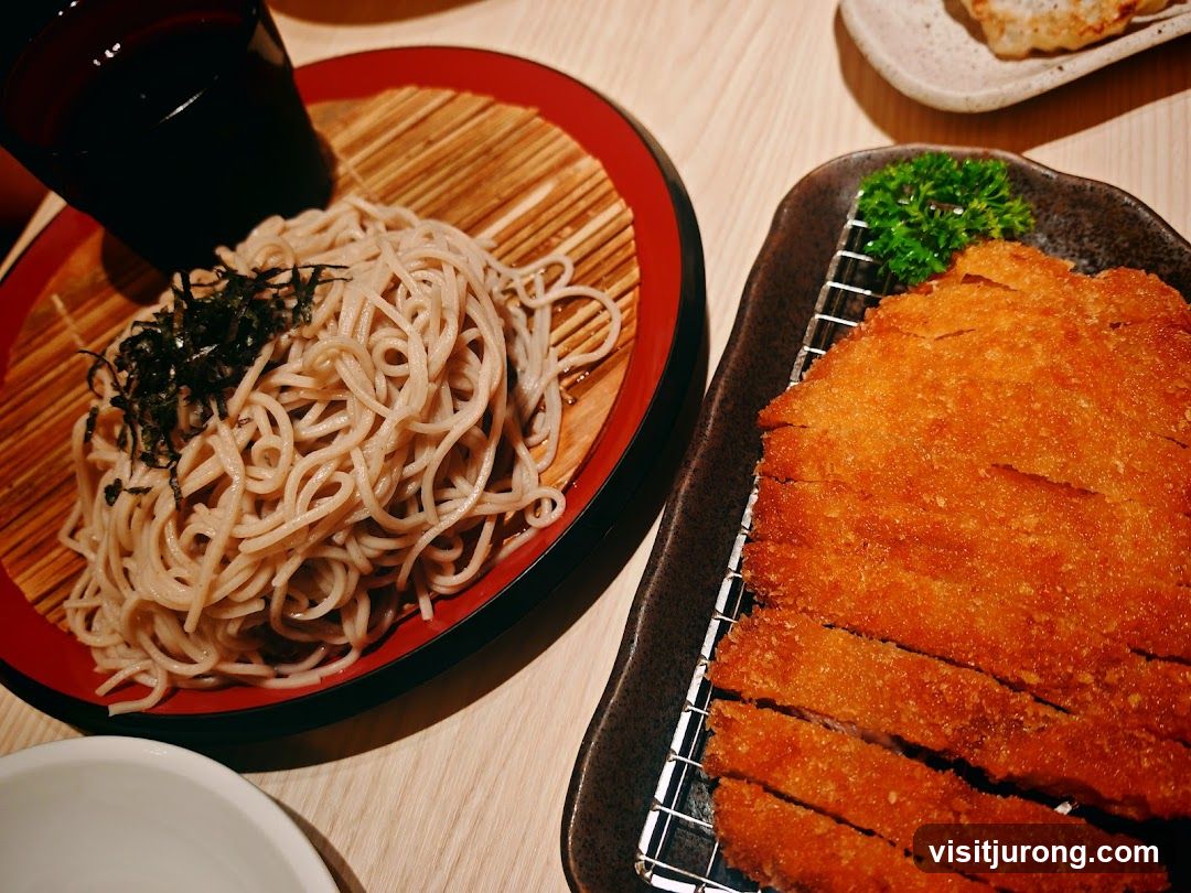 Soba Noodles and Tonkatsu