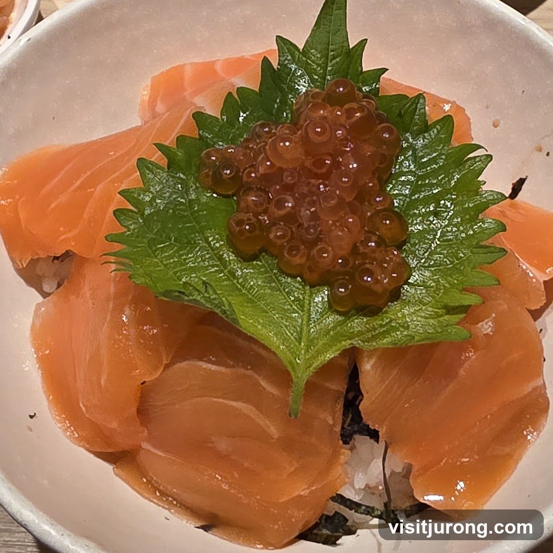 Salmon and Ikura Donburi