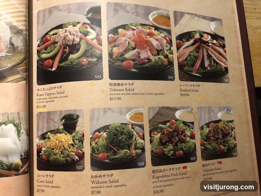 Salad Menu