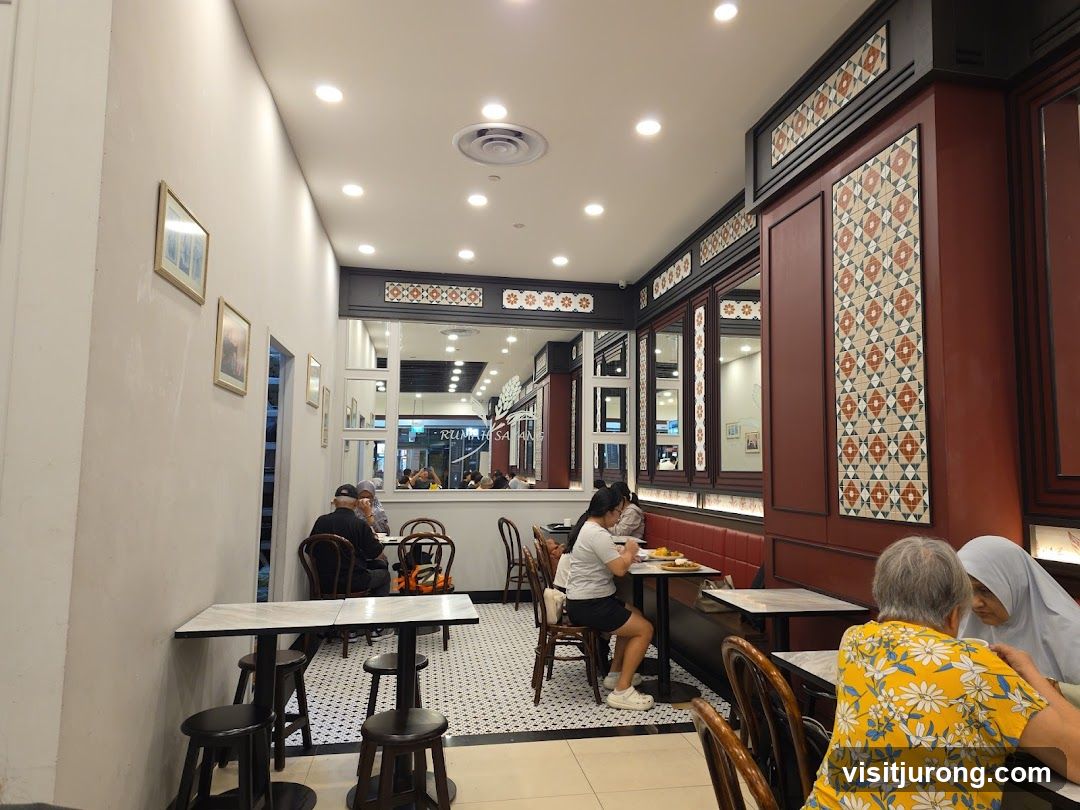 Interior of a restaurant