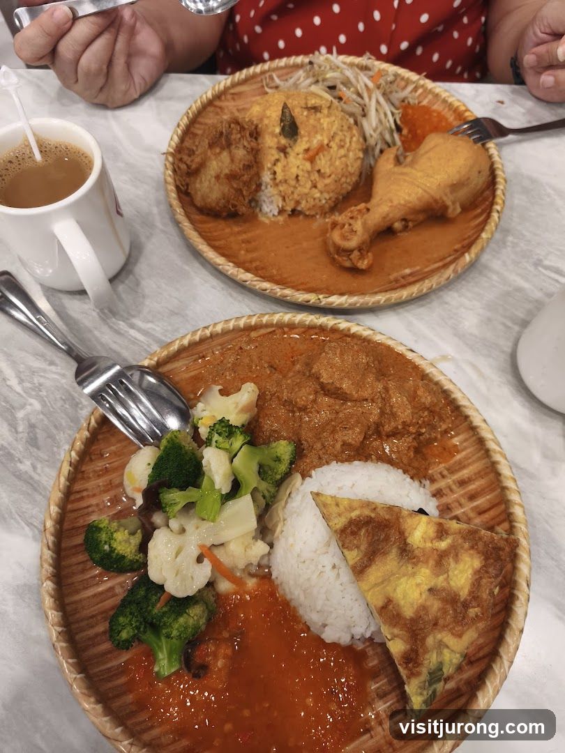 Two plates of food with a drink