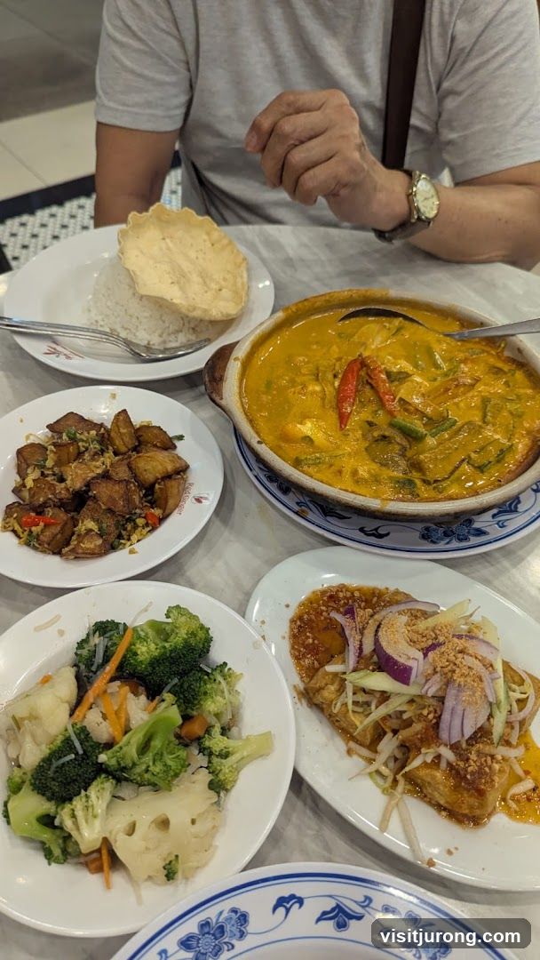 Table with various dishes