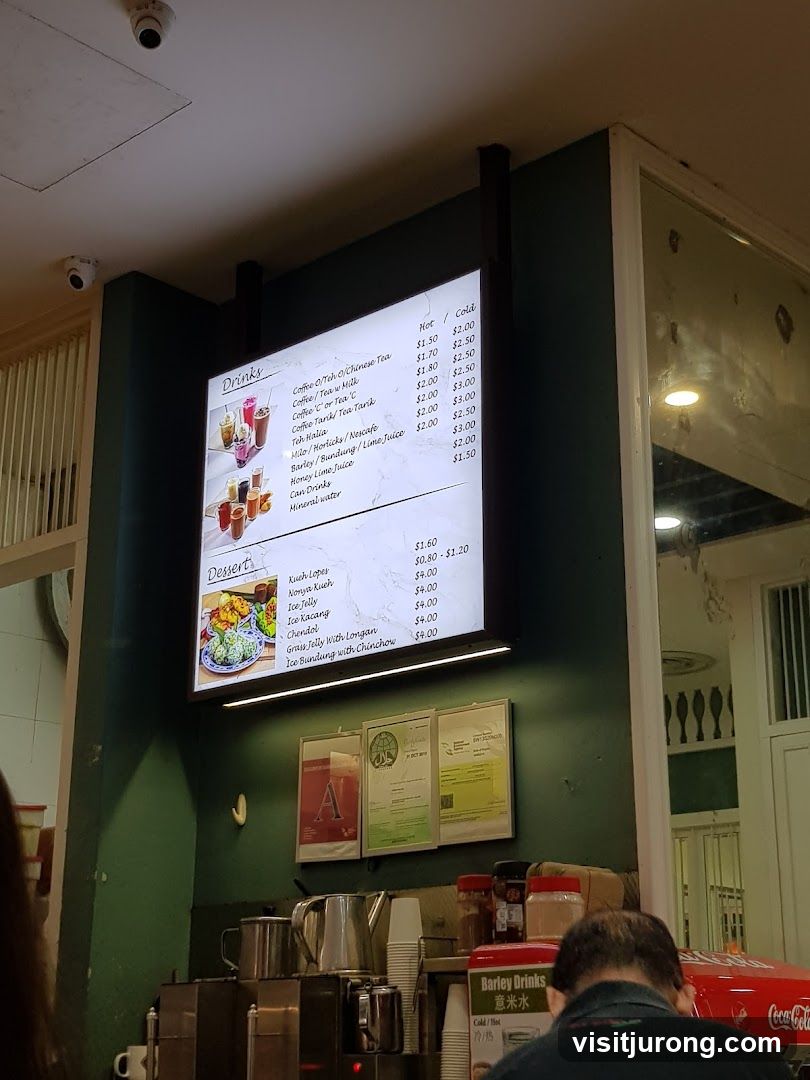 Drinks and Desserts Menu