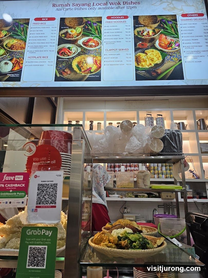 Food Stall Menu and Payment Options