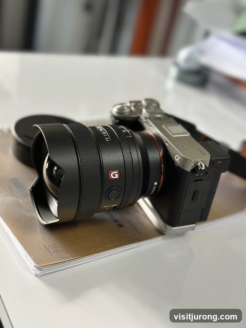 Camera and Lens on Desk