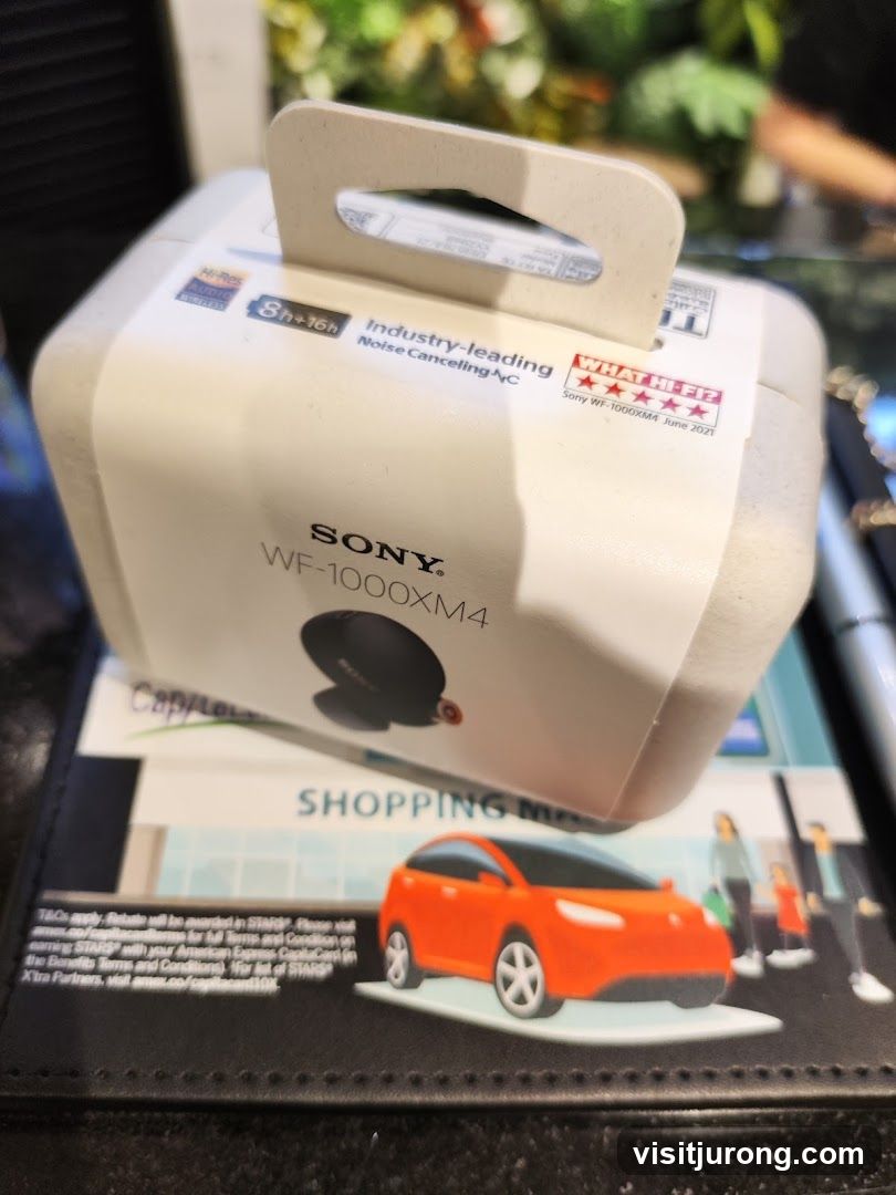 Sony WF-1000XM4 Headphones Packaging