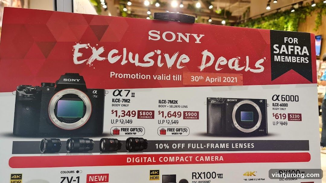 Sony Exclusive Deals for SAFRA Members