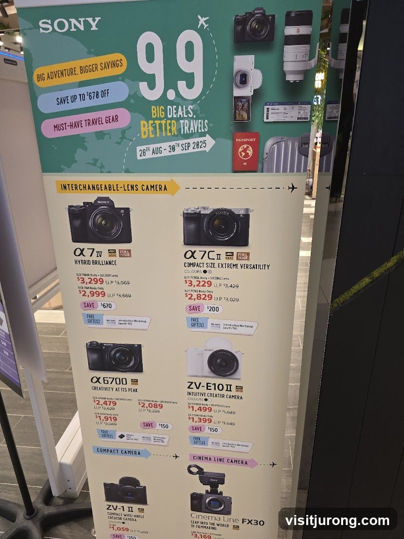 Sony 9.9 Big Deals, Better Travels Promotion