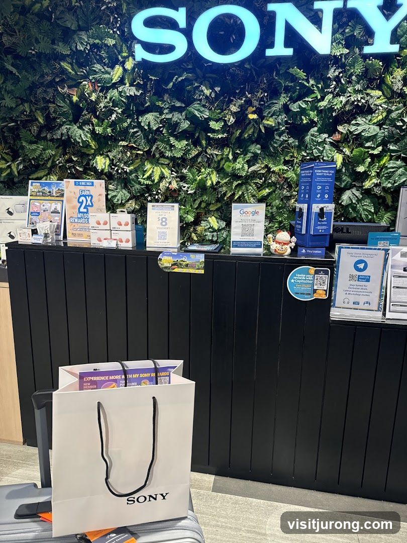 Sony Store Counter