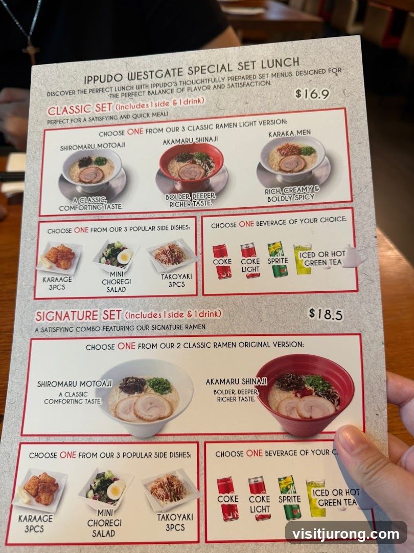 IPPUDO WESTGATE SPECIAL SET LUNCH