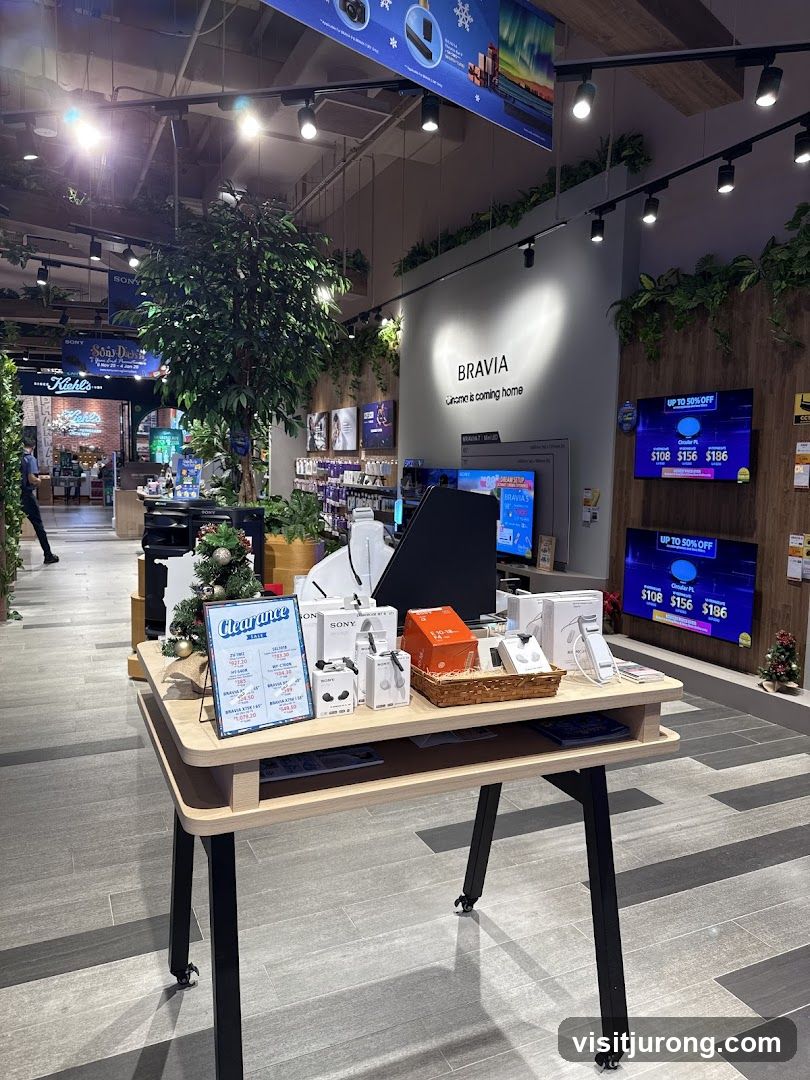Electronics Store Display