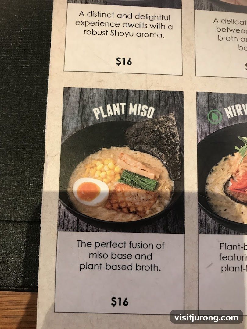 Ramen Menu