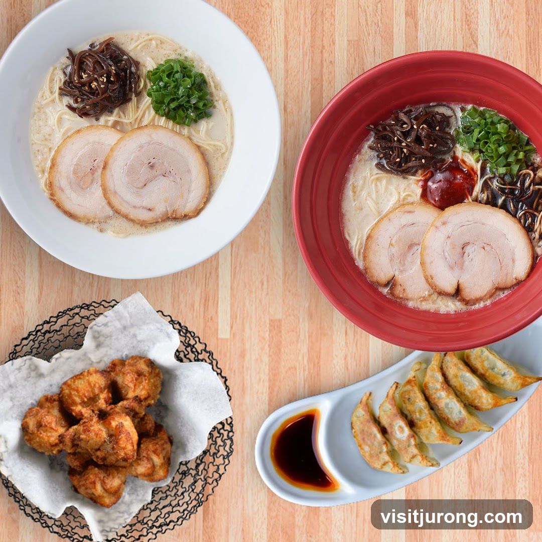 Ramen, Gyoza, and Fried Chicken