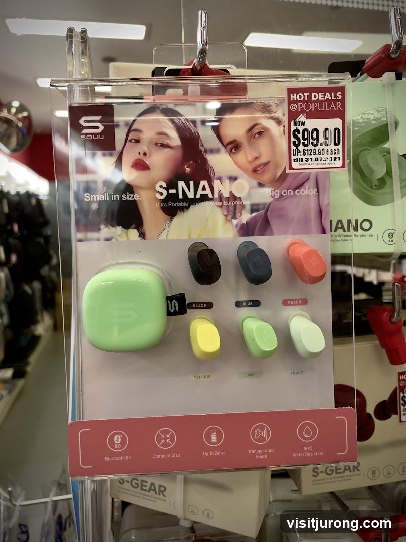 Soul S-Nano Earphones Display