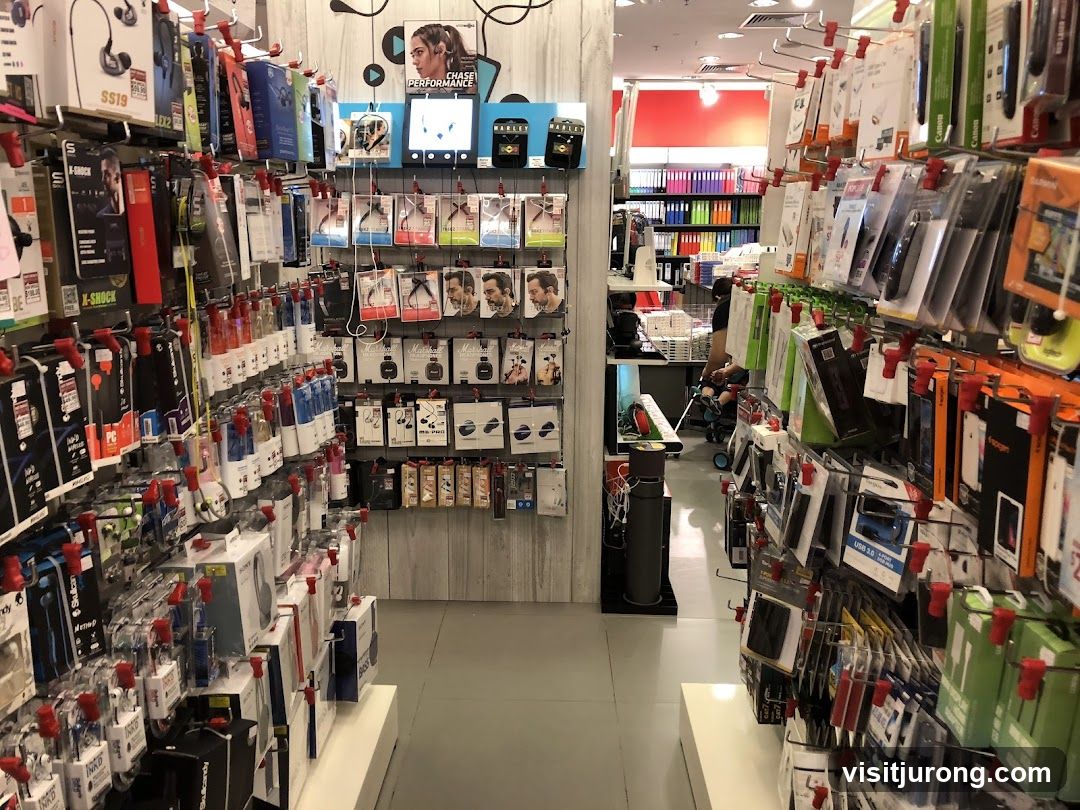 Electronics Store Aisle