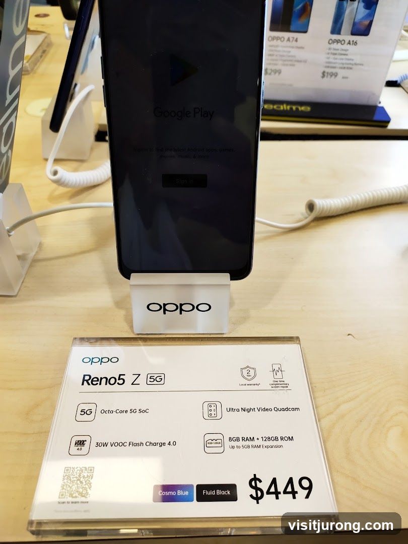 Oppo Reno5 Z 5G Display