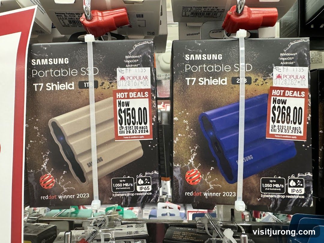 Samsung Portable SSD T7 Shield