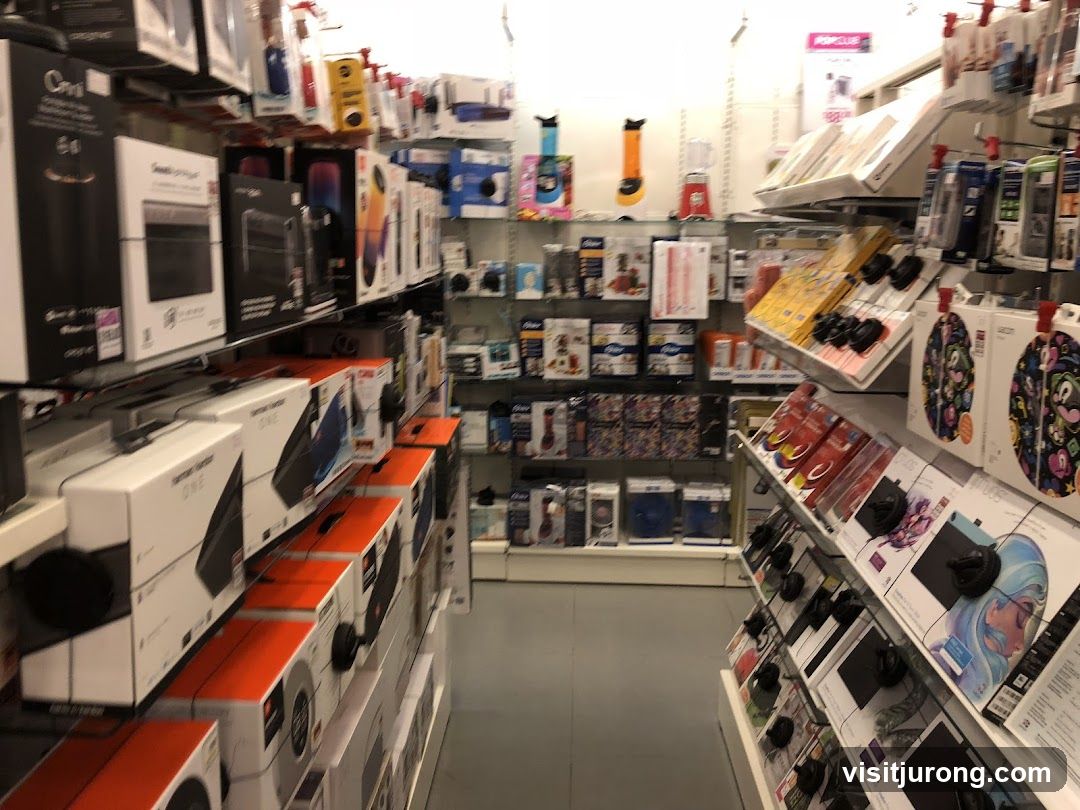 Electronics Store Aisle