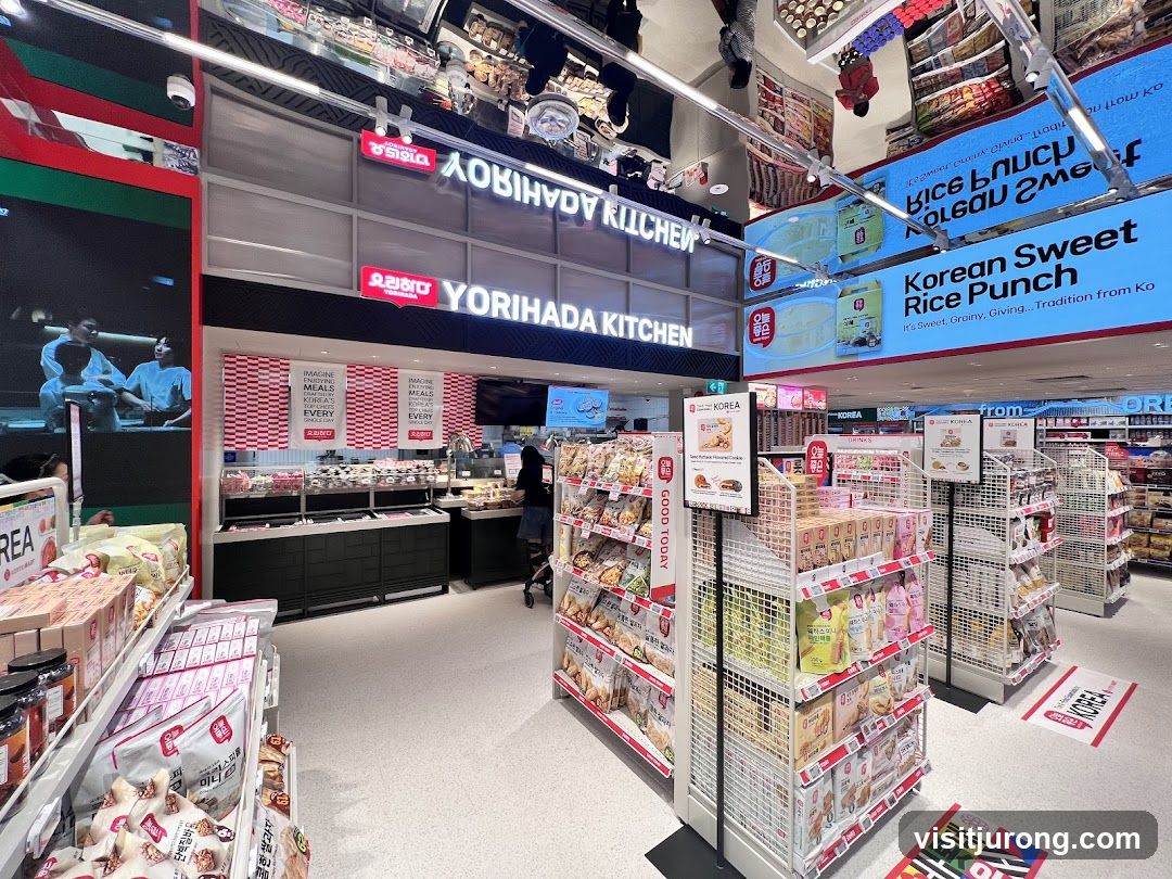 Korean Food Store Interior