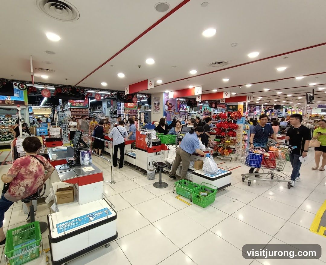 Supermarket Checkout Area