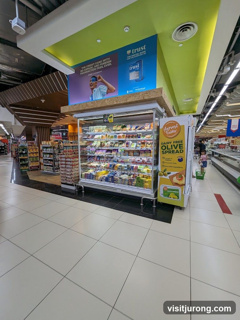 Supermarket Dairy Aisle