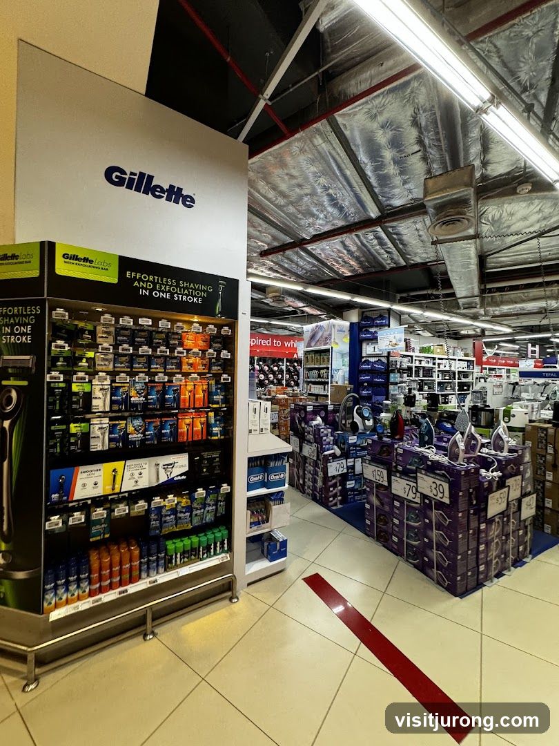 Gillette Shaving Products Display