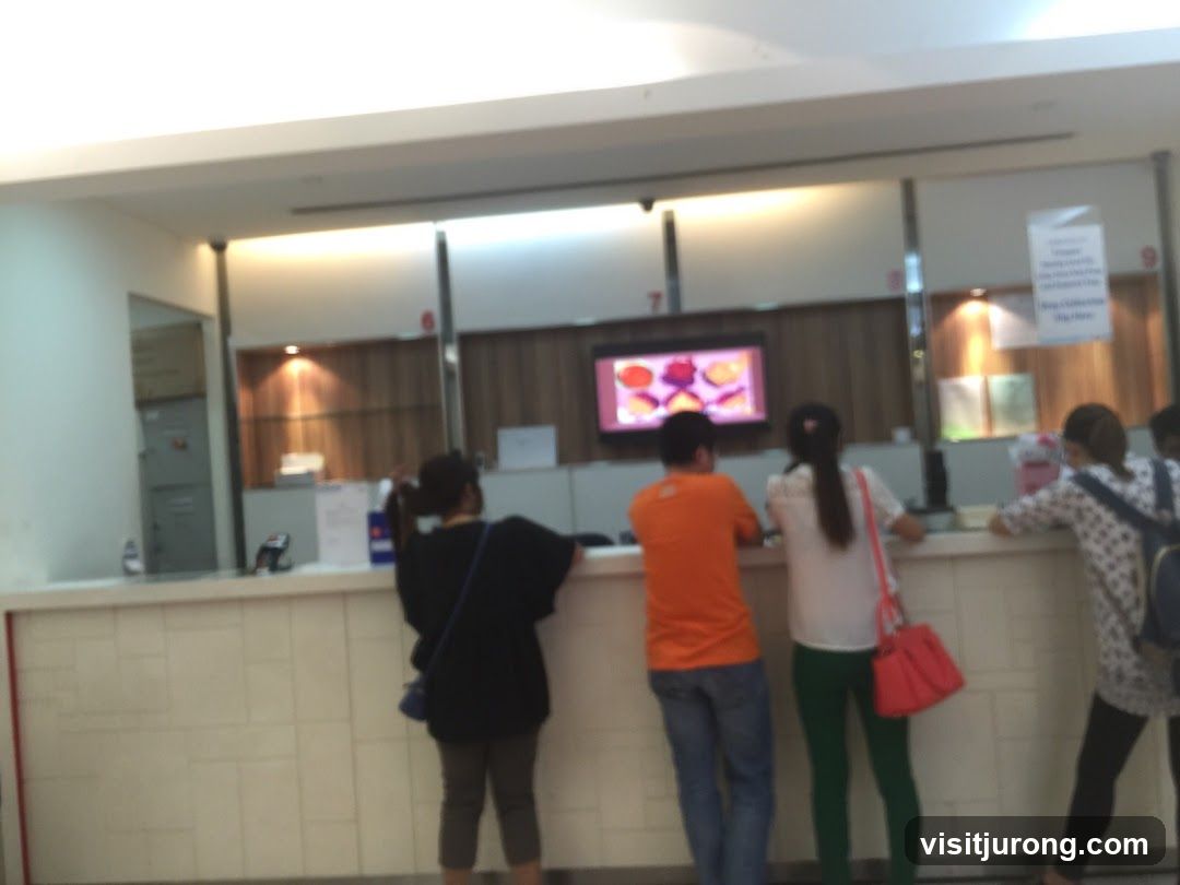 People at a Counter