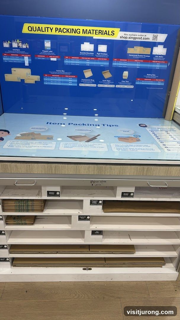 Packing Materials Display