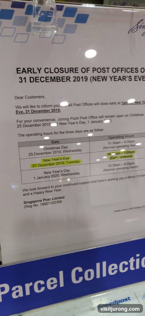 Early Closure Notice