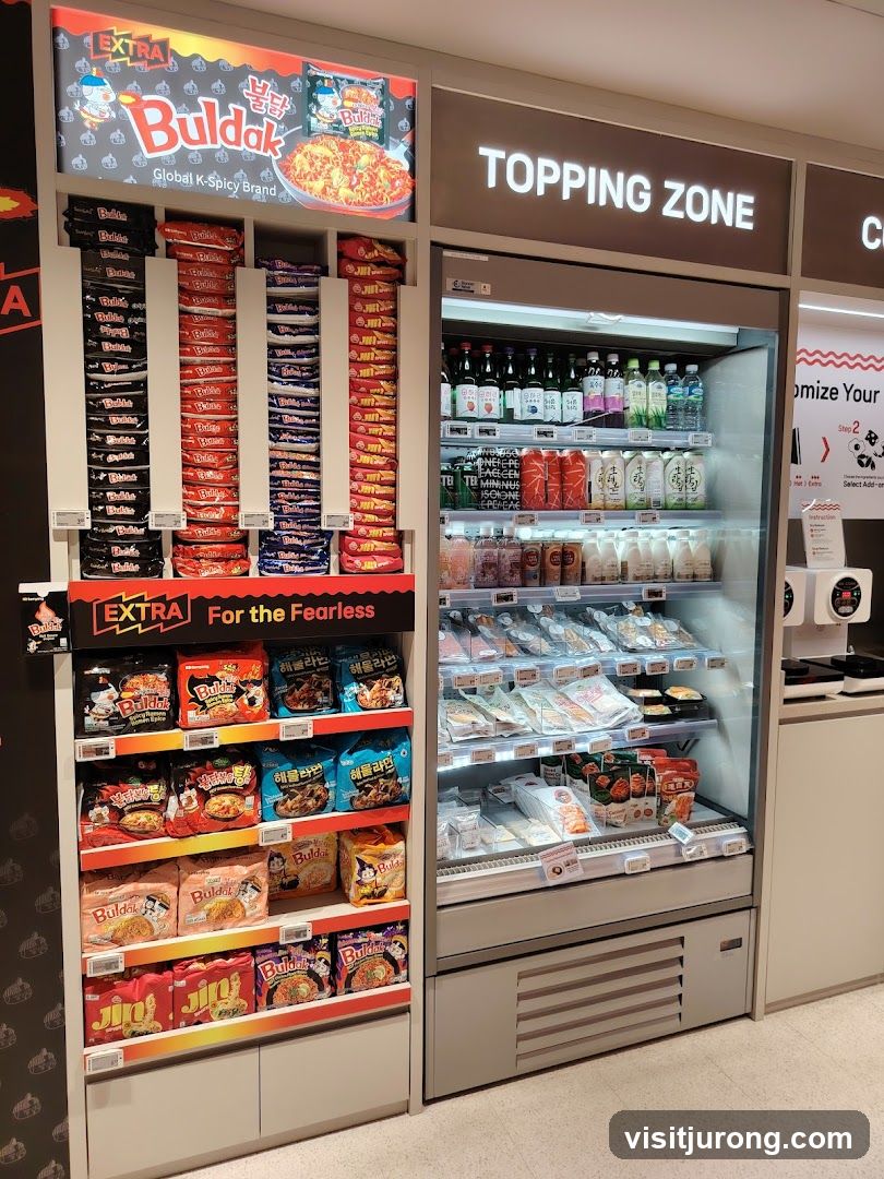Buldak Noodles and Topping Zone