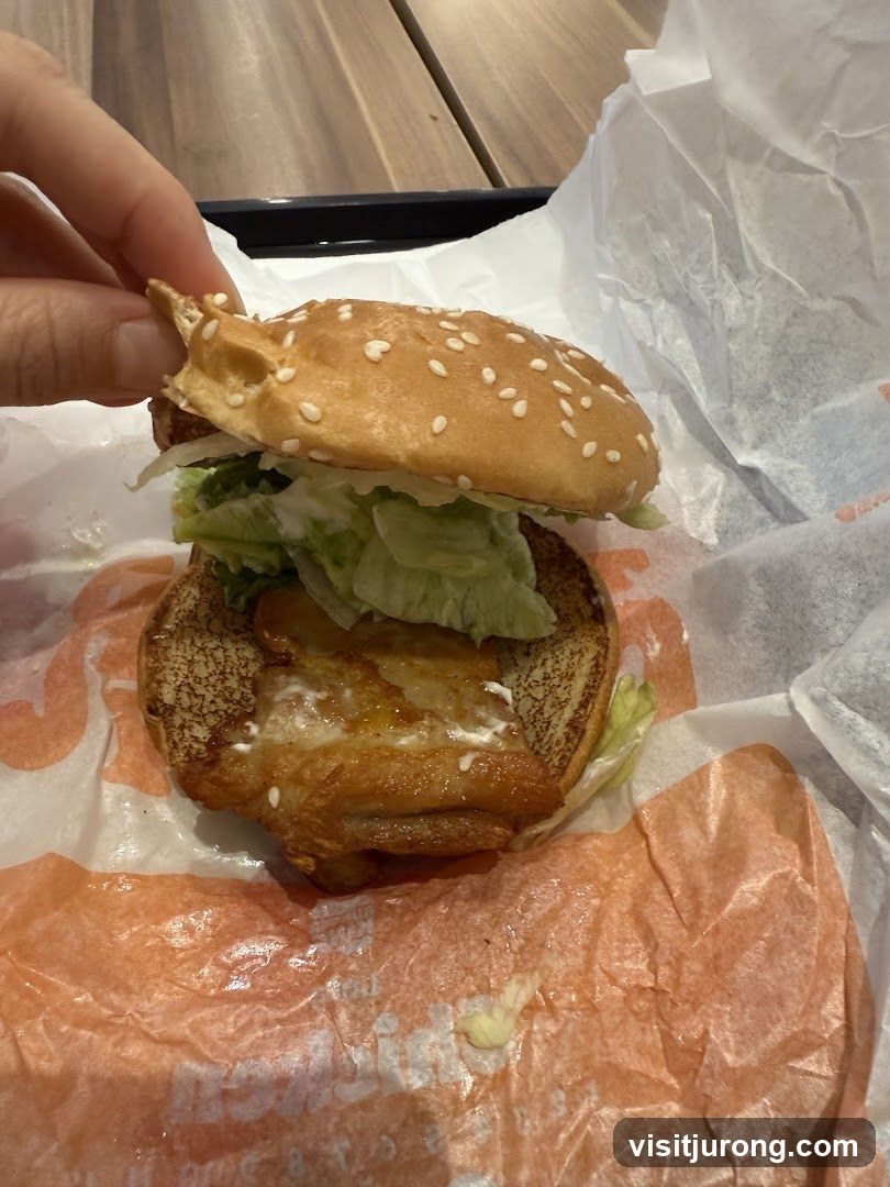 Burger with Lettuce and Sauce