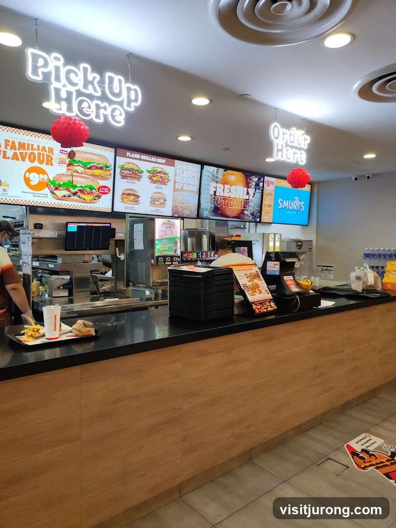 Fast Food Restaurant Counter