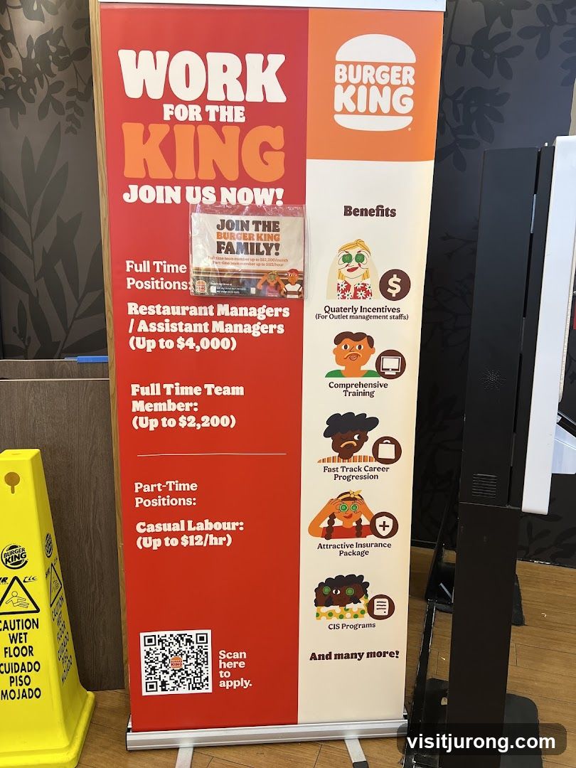Burger King Hiring Banner