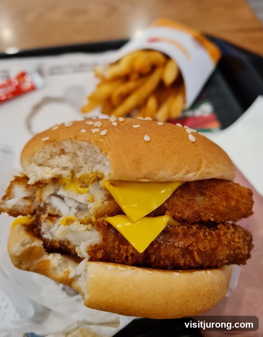 Fish Sandwich and Fries