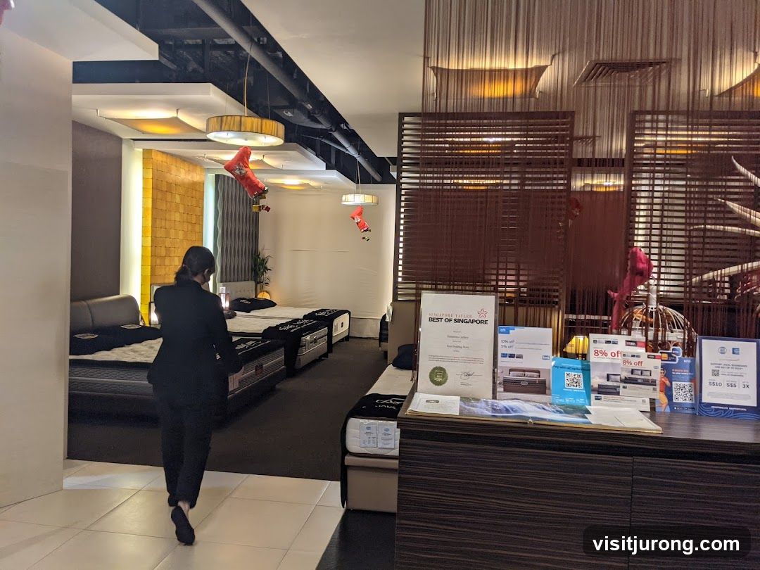 Mattress Store Interior