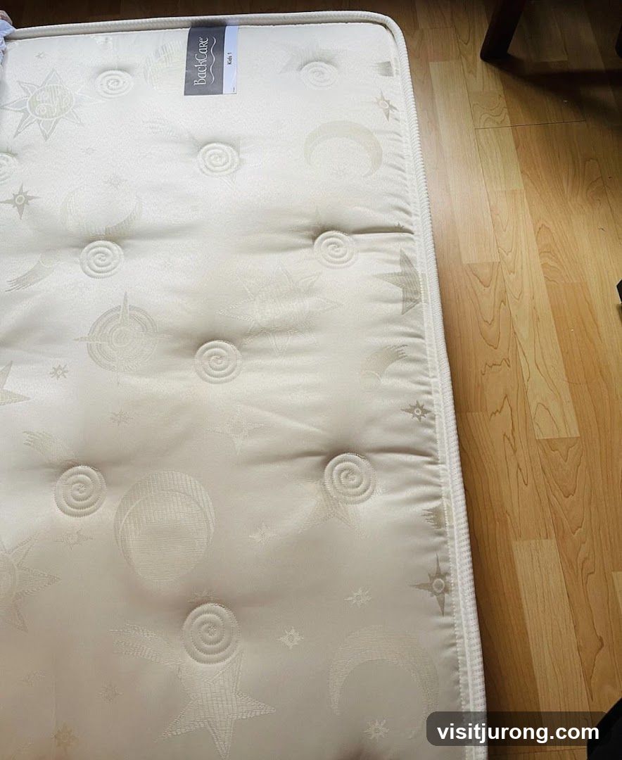 Mattress with celestial pattern