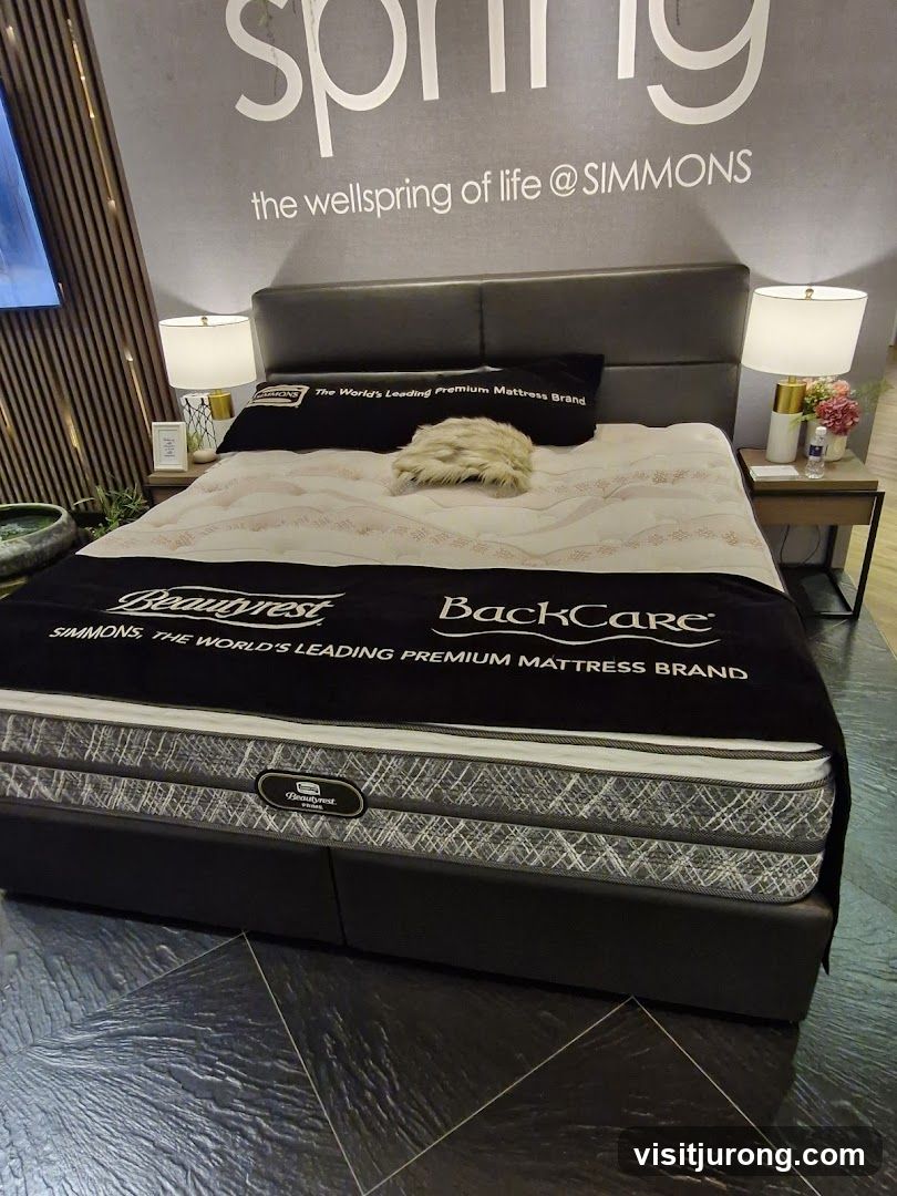 Simmons Beautyrest BackCare Mattress Display