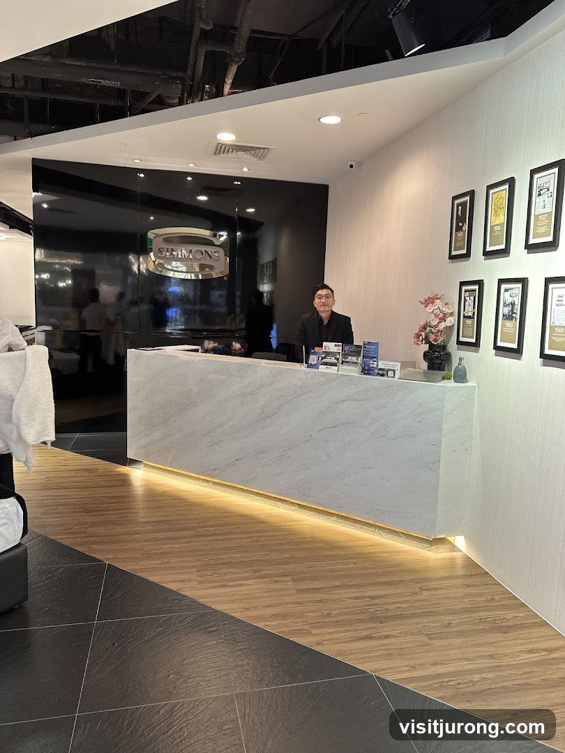 Simmons Store Reception