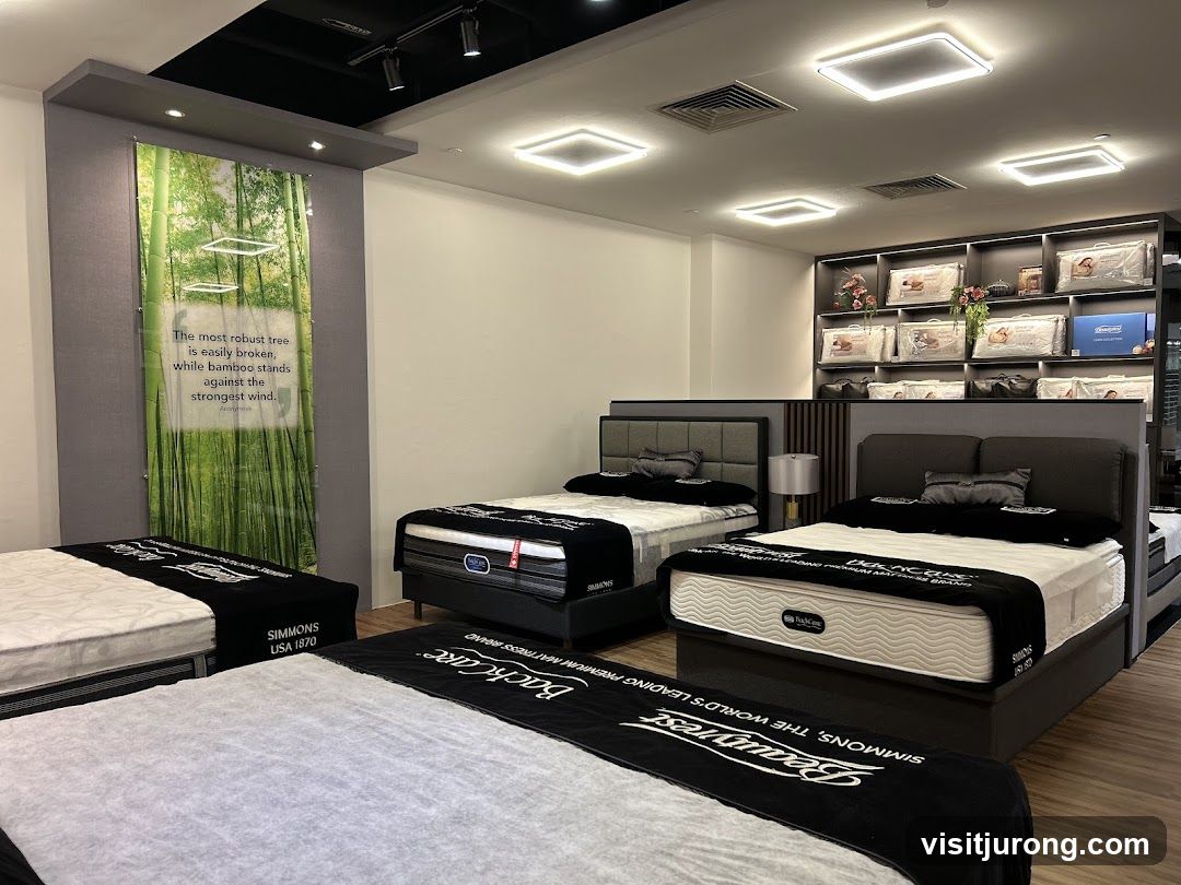 Mattress Store Interior