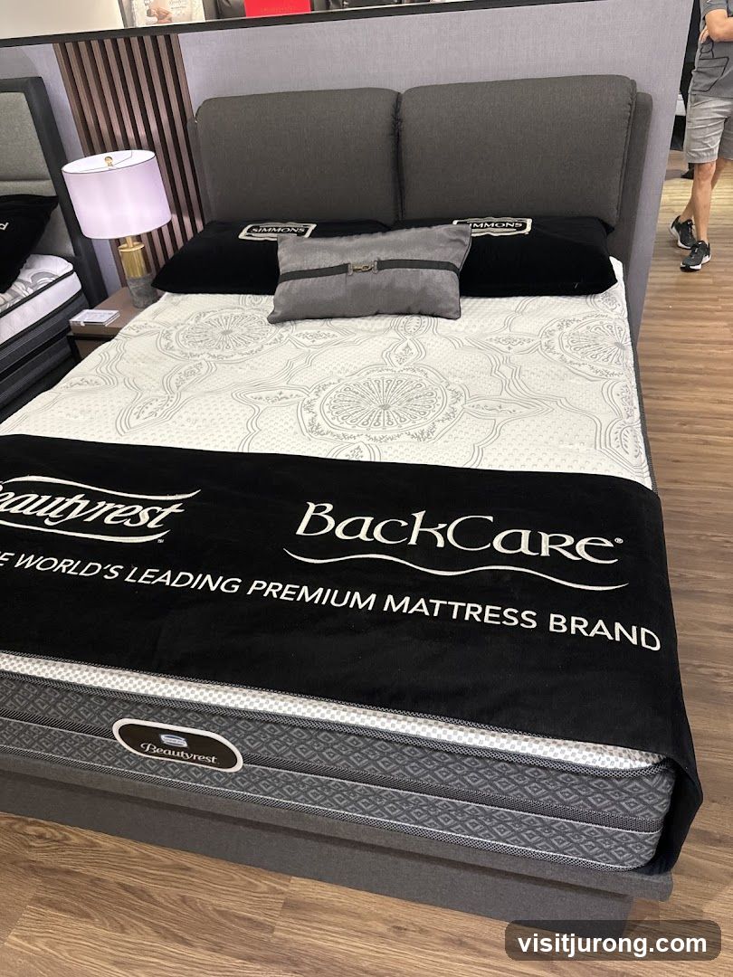 Beautyrest BackCare Mattress Display