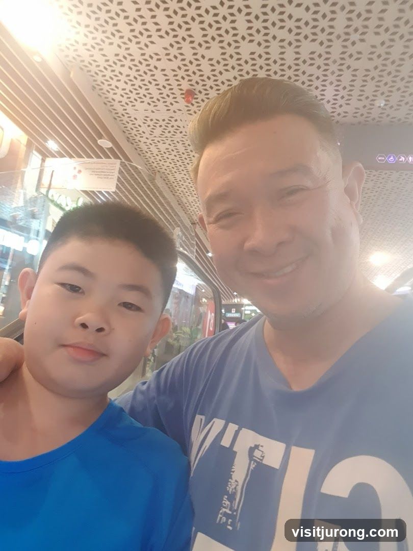 Father and Son Selfie