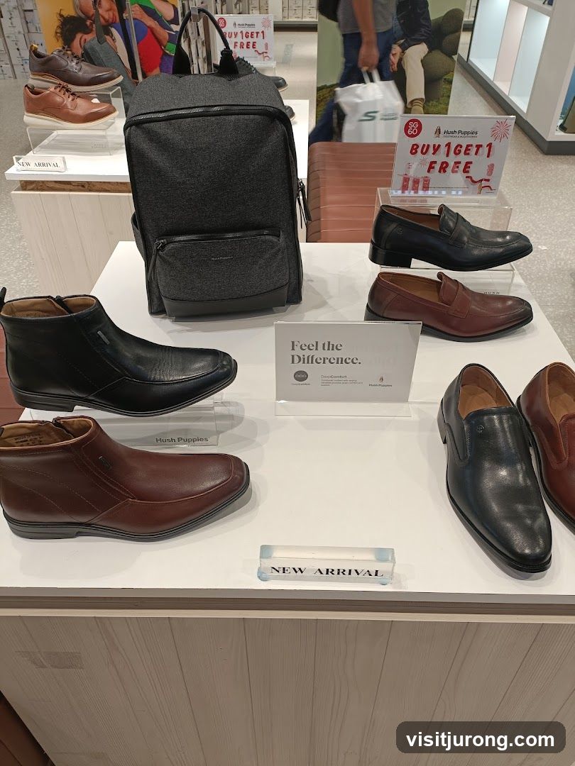 Hush Puppies Footwear Display
