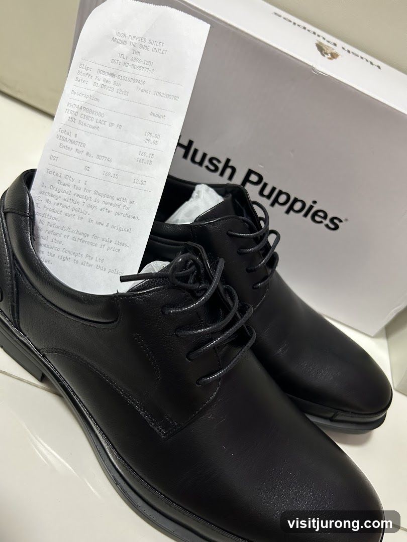Hush Puppies Shoes and Receipt