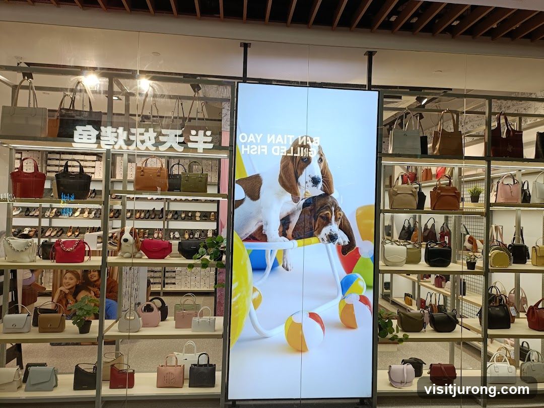 Bags and Shoes Display